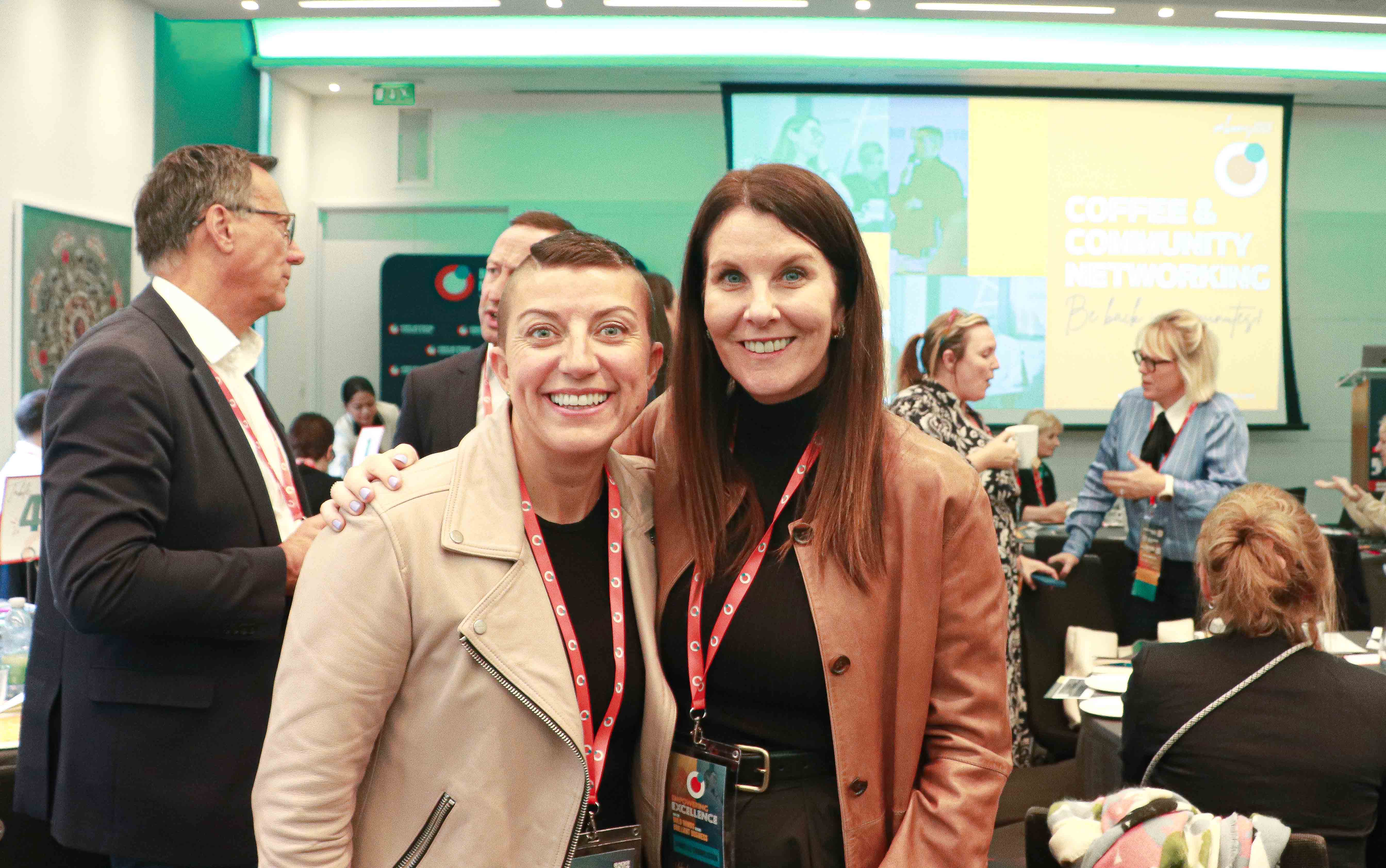 Danielle with Michelle Hoskin, Co-founder & Head of Development, BOMS Community